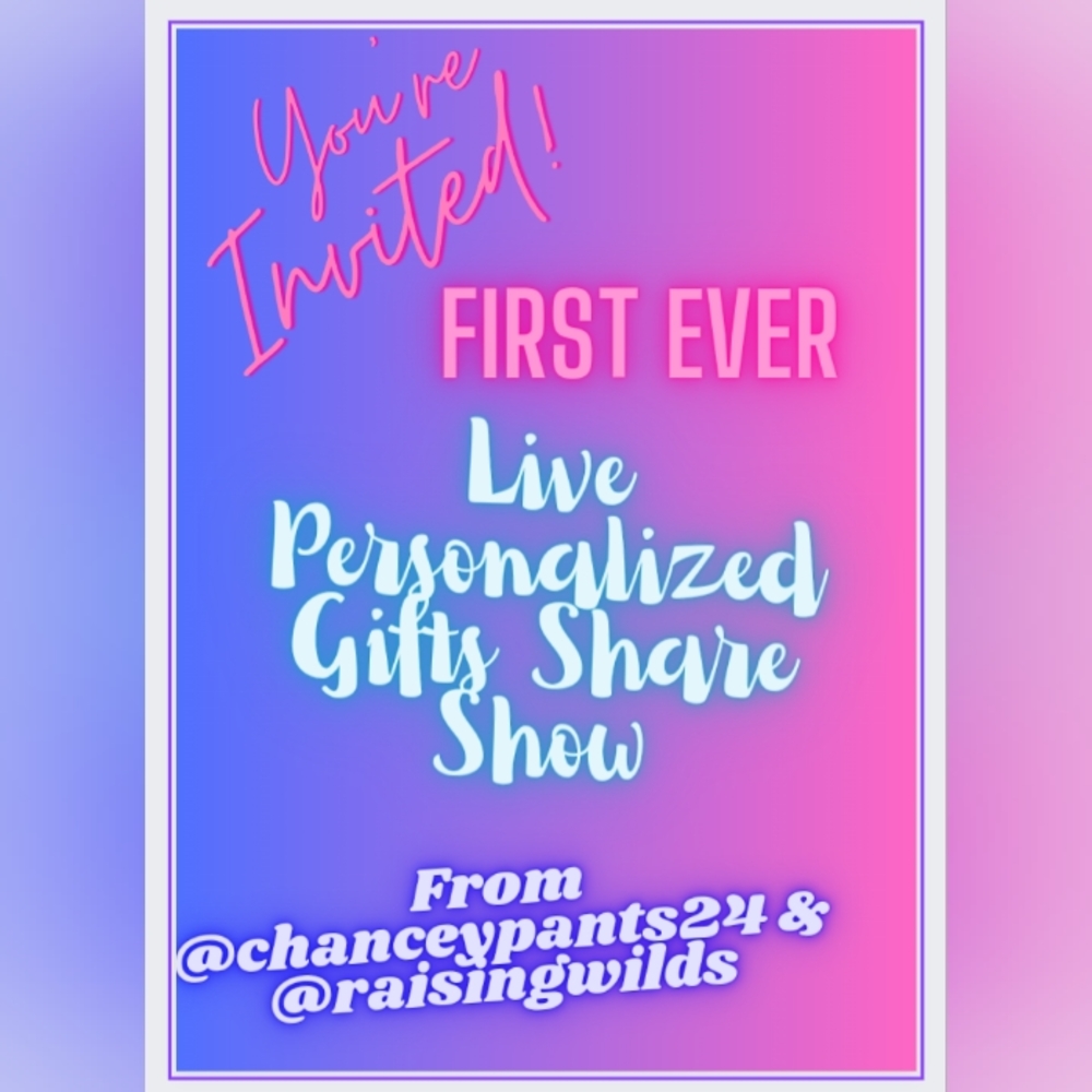 Customizable On Air Live Share Show